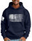 Winter-Kapuzenpullover für Herren, UK-Damen-Kapuzenpullover 2025, trendig, übergroße Fleece-Sweatshirts, Herbst, langärmelig, großer und großer Grafik-Hoodie mit Taschen, Weihnachtspullover für