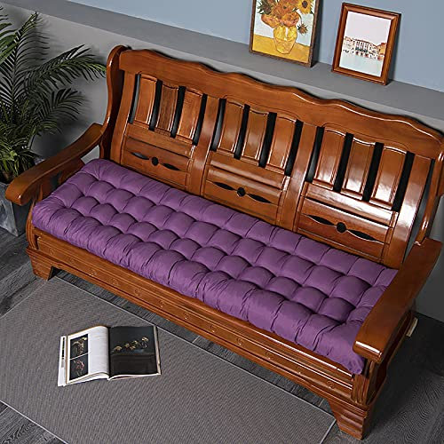 Ersatz-Palettenkissen für Outdoor-Möbel, rutschfest, rechteckig, 48 x 120 cm, Violett