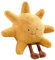 Lächeln Sonne Plüsch Dekokissen,Sonn,Kissen,bodenkissen,Kuschelkissen, Dekokissen,Mond Kissen zum Kuscheln Sofakissen 3D Plüschtier Zierkissen, Mondkissen,Kinderkissen Deko(Sonne 50cm)
