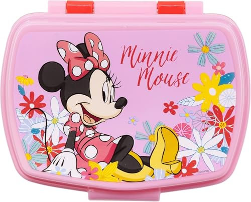 ILS I LOVE SHOPPING Fiambrera de Mickey Mouse, fiambrera, sandwichera para Minnie Mouse