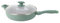 Sauteuse XL avec couvercle en verre Ø 28 cm Revêtement céramique antiadhésif Poignée Soft Touch pour tous feux dont induction (vert pastel)