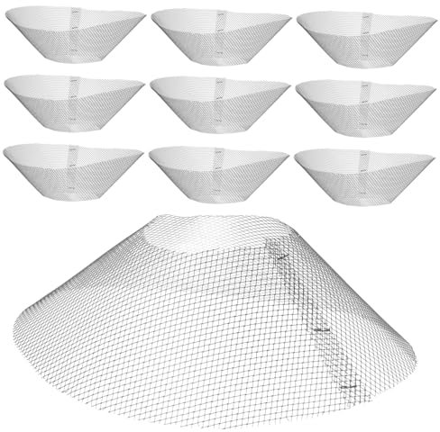 Gadpiparty 10Pcs Ölfilterzubehör heizlùfter kitchen gutsküche küchenaccecoires dunztabzugshaube Ölauffangfilter für Dunstabzugshaube Schlauch Fettfilter für Dunstabzugshaube Küchenhaubennetz