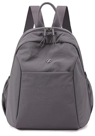 HUA ANGEL Zaino Donna Piccolo Nylon Leggero Antifurto Zainetto Ragazza con Multitasche per Università, Shopping, Viaggio, Sport, Morbido e Capiente BA-213-M