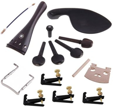 4/4 Violin Accessories Kit – Professional Tuning Pegs & Luthier Tools for All Skill Levels