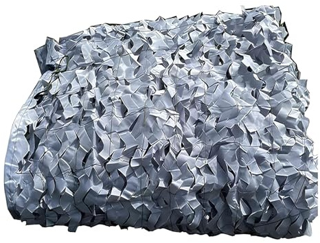 WZDXFNLD Tarnnetz Sonnenschutz 2x5 3x6 4x8 5x8 6x6 7x10m, UV-Schutz Camouflage Net Sichtschutz Tarnung Netz Für Dekoration, Jagd, Jalousien, Schießen, Camping(4m x 6m)