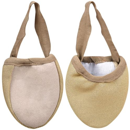 Operitacx Unsichtbare und Schutz von der Reduzierung Reibung Design Zehen Vorfußpolster aus Nylon Wildleder mit Halbhandschuh für Ballett und Tanzpraxis