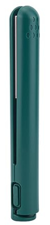 Sonew Rizador de Pelo, Mini Plancha de Pelo Portátil USB con Doble Propósito y Calentamiento Uniforme, para Herramienta de Peinado de Cabello Seco (Verde 10W)