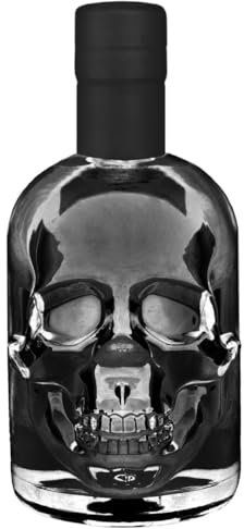 Absinth Skull Totenkopf Schwarz Black 0,5L mit maximal erlaubtem Thujon 35mg/L Schwarzer Absinth 55% Vol. 500ml