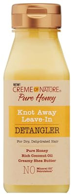 Creme Of Nature Pure Honey Knot Away Leave In Detangler, Honig-Entwirrer ohne Ausspülen, 236 ml