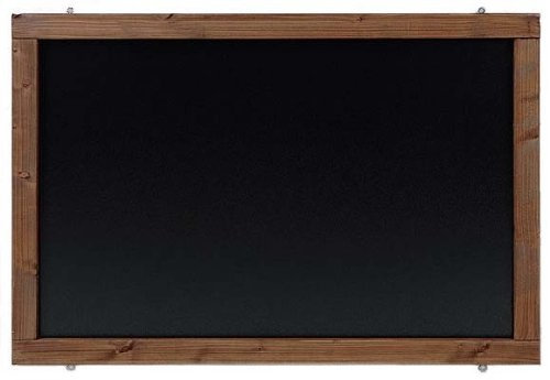 Rustikale Tafel Kreidetafel Wandtafel Küchentafel mit Holzrahmen zur Beschriftung mit Kreide im Landhausstil in verschiedenen Größen und Farben (Kolonial, 90x60cm)