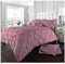 GC GAVENO CAVAILIA Luxury Pintuck Duvet Cover Single, Polycotton Pinch Pleat Bedding Sets, Washable Quilt Covers With Pillow Case Rose