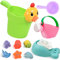 GOLDGE 10-teiliges Badespielzeug für Babys ab 1 Jahr - Wasserspielzeug mit Nettes Wasserspritztiere für die Badewanne - Geschenk