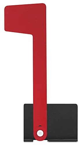 Ozland Professional Multi-Directional Mailbox Flag, Galvanized Steel Mailbox Replacement Flag Kit, Tool Free Installation, for Wall-Mount and Post-Mount Mailboxes (Heavy Duty Metal Material)