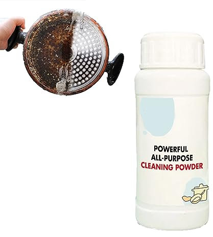 COTTNY Powerful Kitchen All-Purpose Powder Cleaner, Powerful All Purpose Cleaning Powder, Kitchen Stubborn Stains Cleaner, Household Foam Rust Remover Kitchen All-Purpose Cleaning Powder (110g)