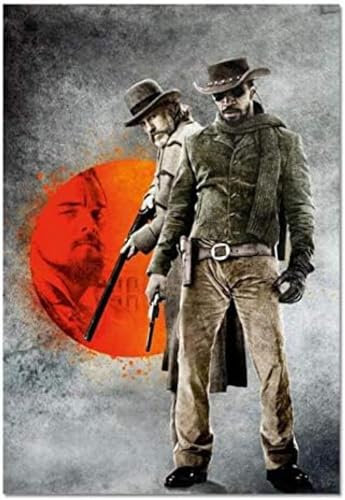 Poster Django Unchained Poster Filmplakat Kunst Wandbilder Poster Und Drucke Leinwand Malerei Home Decor 50X70Cm Kein Rahmen