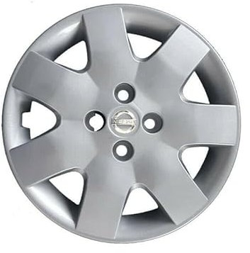 Kit mit 4 anpassbaren Radkappen – für Nissan MICRA (Chrom-Logo) – Durchmesser 15 Zoll