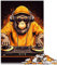 1000 Piece Jigsaw Puzzle for Adults，Monkey Dj Music，for Grownups & Families wooden puzzle，Great gift for adults，Size：50x75cm