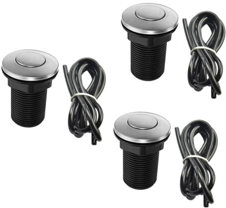 Mikikit Serbattoio Wc Wc Con Tritatutto 3 Pz Il Asta Pulsante Wc Asta Del Pulsante Black