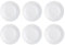 Luminarc Harena 6 Plato Postre Vidrio 27cm Opal Apto Microondas Apto Frigorífico Reciclable