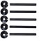 Miglioramento estetico per la tua casa 5PCS PVC nero radiatore copertura e collare set (4pcs)