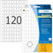 HERMA 10600 Vielzweck-Etiketten ablösbar, 2880 Stück, 8 x 12 mm, 120 pro Bogen, selbstklebend, Haushaltsetiketten zum Beschriften, matt, blanko Papier Klebeetiketten Aufkleber, weiß