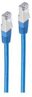 Shiverpeaks Patchkabel cat 6 S/FTP PIMF Halogenfrei blau 10m