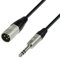 Adam Hall 4 Star Series 3m Rean XLR Male to 6.3mm Jack Stereo Microphone Cable