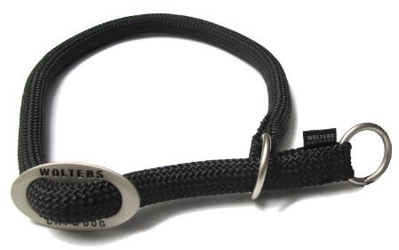 Wolters Schlupfhalsband K2 Halsband für Hunde Hundehalsband Nylonhalsband Hunde schwarz XS - L