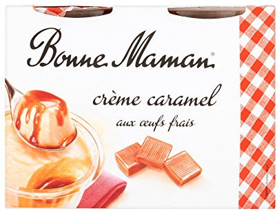 Bonne Maman Crème Caramel aux Œufs Frais 4 x 100 g