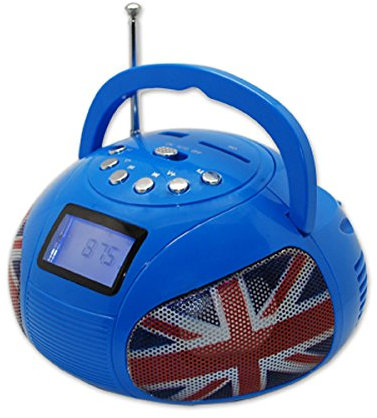 TEKNOFUN - 811163 - Mini Boombox Bluetooth - Bleu