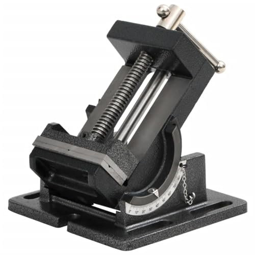 vidaXL Maschinenschraubstock Kippbar Schraubstock Handbetrieben 110 mm