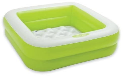 Intex - 57100npb - Baignoire de Douche Gonflable Verte pour bébé 85x85x23cm