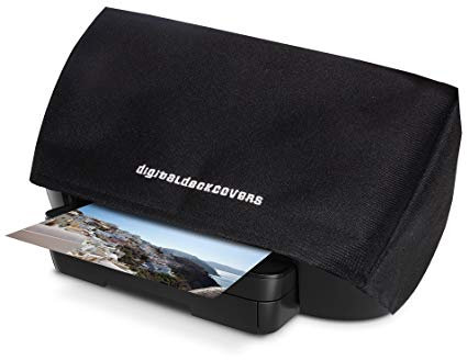 HP ENVY 7640/7644/7645 Drucker Staub Cover und Displayschutzfolie [antistatisch, Wasser Resistent, Heavy Duty Stoff, schwarz] by digitaldeckcovers