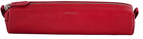 DiLoro Leder Federmäppchen Schreibgeräteetui Etui Pen Case Executive Füllfederhalter in Rot BA-02-RD
