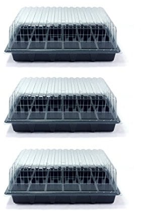 Britten & James Value Pack of 3 Standard Propagators Contains three seed trays, three 24 cell inserts and three clear lids