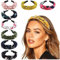 DRESHOW 8 Pièces Bandeau Cheveux pour Femme Boho Bandeaux Serre Tête Elastique Bandeaux avec Nœuds Cheveux Accessoires