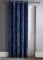 Intimates Luxury Thermal Crushed Velvet Navy/Dark Blue Ringtop Pair of Curtains (Plain, One Door Panel 46 Wide x 84 Drop)