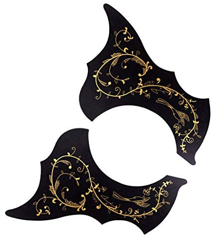 2 Stk. PVC Pickguard Schlagschutz Selbstklebende Schlagbrett für 40/41 Gitarre Konzertgitarre