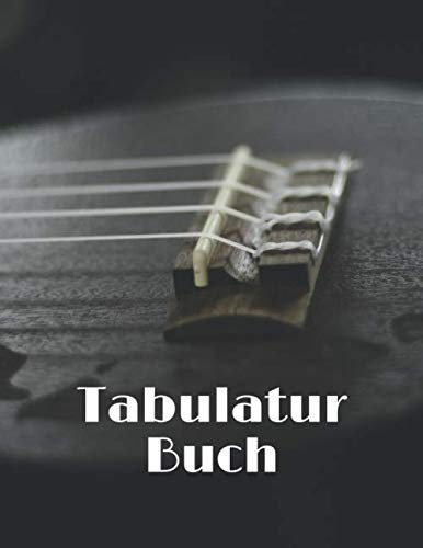 Tabulatur Buch: Lernen und komponieren Sie mit größerer Leichtigkeit! Heft mit leeren Tabulaturen zum Ausfüllen für Bassisten und Ukulelenspieler (4 Saiten) - 21,59 x 27,94 cm - 150 Seiten