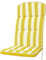 Kettler Polen KETTtex 2153 Auflage Hochlehner Alicante Blockstreifen gelb-weiß Sitzpolster 120x50x7 cm