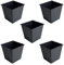 ESTEXO Lot de 5 inserts en plastique pour pot de fleurs en polyrotin 26 cm