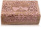 Tolles Geburtstagsgeschenke Handmade dekorative hölzerne Schmuckkiste Baum des Lebens schnitzen Schmuck Organizer Andenkenbox Schatztruhe Schmuckstück Halter Storage Lock Box Housewarming (Pink)