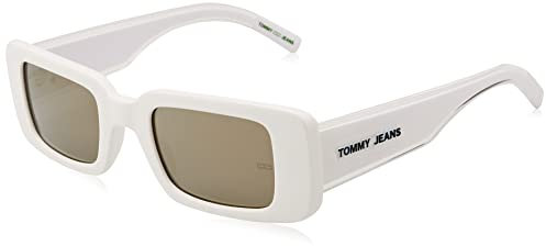 Tommy Jeans Unisex Tj 0056/s Sunglasses, VK6/UE White, One Size