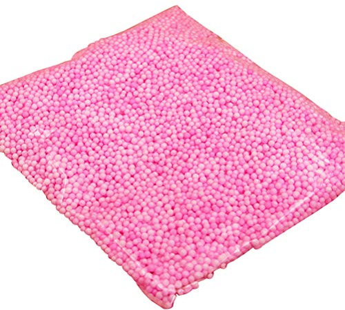 3 Packungen Klar Styroporperlen Bunte Kugeln Perlen Mini-schaumperlen Eps Perlen Sitzsack Füllung Kleine Styroporkugeln Wurfset Schaumstoffkugeln, Polystyrolperlen Anzeige Runden