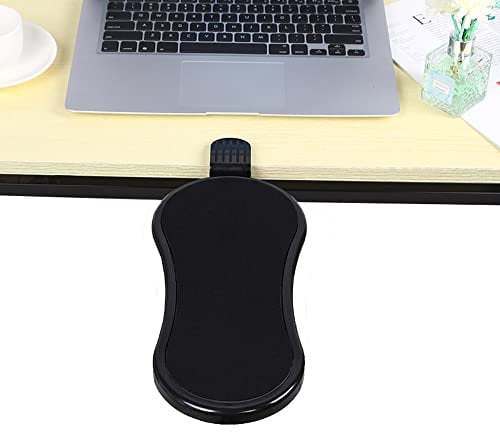 YANGHX Rotating Armrest Desk Extender Black Desk Attachable Adjustable Computer Table Arm Support Mouse Pads Arm Wrist Rests
