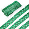 GORGECRAFT 14 Yds 0.78 Grünes Paillettenband Glitzerndes Spitzenband Pailletten Perlenband Paillettenstreifen Paillettenrolle Zum Nähen Weihnachtshandwerk Verzierungen Kostümschmuck Heimdekoration