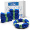 12 Extra Long 7-ply Nappy Bin Refills - Compatible with Angelcare Tommee Tippee Twist & Click Simplee Tec LitterLocker - Pack of 12 Refills