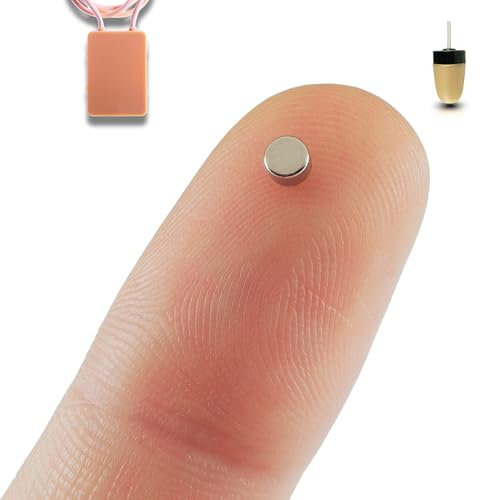 PingaOculto Auricolari Spia GSM per Esami Invisibile Mini SIM Magnete con Microfono - Micro Cuffie Invisibili Piccolo Orecchio Senza Fili per Copiare (Auricolari Spia Nano V7 + Vip Pro SuperMini)