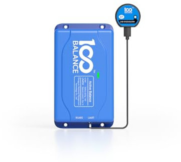 100Balance 1A Smart Active Equalizer Balancer 17S for Lifepo4 LFP/Lipo Li-on/LTO Lithium Battery Group BMS Energy Transfer Board with Bluetooth App(17 Cell)