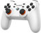 GameSir T3s Wireless Controller per PC Windows/TV/iOS/Android Phone/Tablet, Bluetooth Game Controller per Switch/Switch Lite, Apple Arcade MFi Gamepad, Vibrazione Regolabile, 4 Livelli Turbo(Bianco)